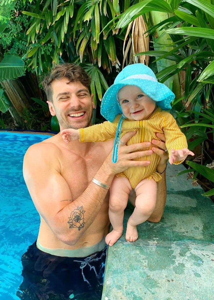 Bachelor matty j and baby
