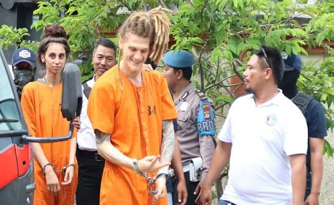 russian couple arrested in bali for grow operation