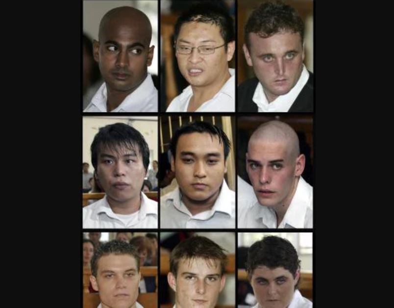The Bali Nine were a group of nine Australians convicted for attempting to smuggle 8.3 kg (18 lb) of heroin out of Indonesia in April 2005