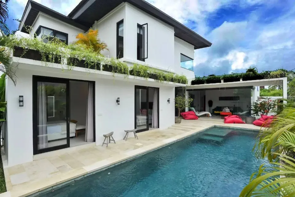 bali villa illustration