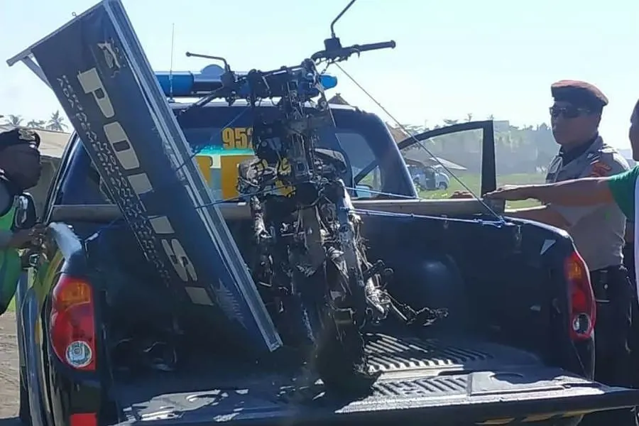 burnt bike