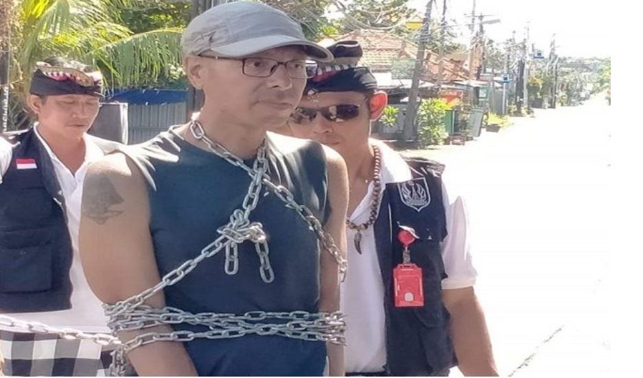 American Tourist Chained Up For Jogging On Bali's Day of Silence