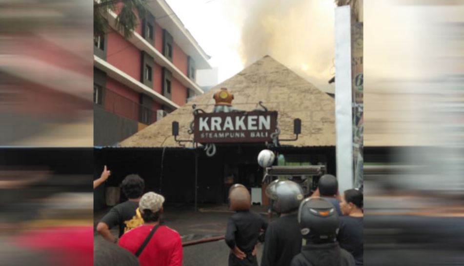 Explosion And Fire Break Out At Kraken Steampunk Bar & Restaurant In Kuta