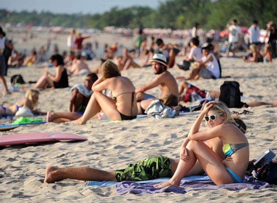 bali tourism on beach