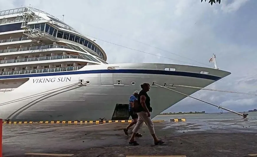 First of 4 Cruise Ships Docks In Bali Dropping Off Cruise Workers