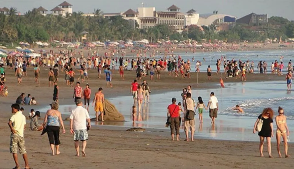 Kuta beach in Bali