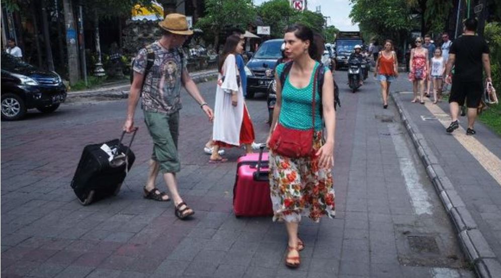 The Bali Provincial Tourism Office notes that foreign tourist arrivals have dropped about 95 percent.