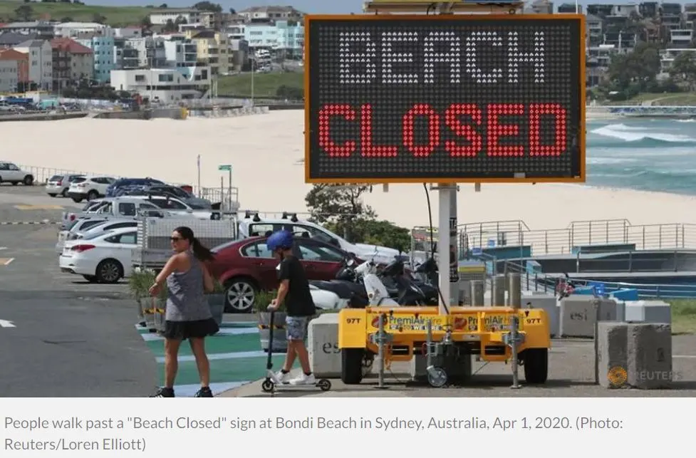 bondi beach closed