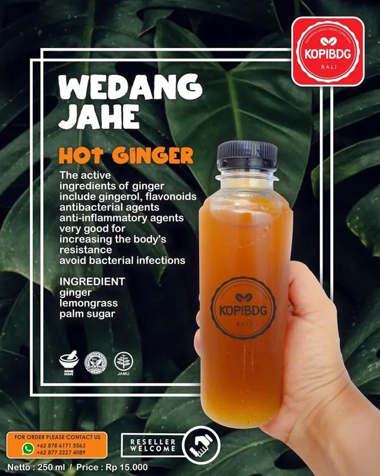 Kopi BDG delivering fresh juice to houses