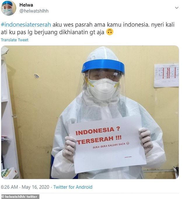 indonesian upset over covid handling
