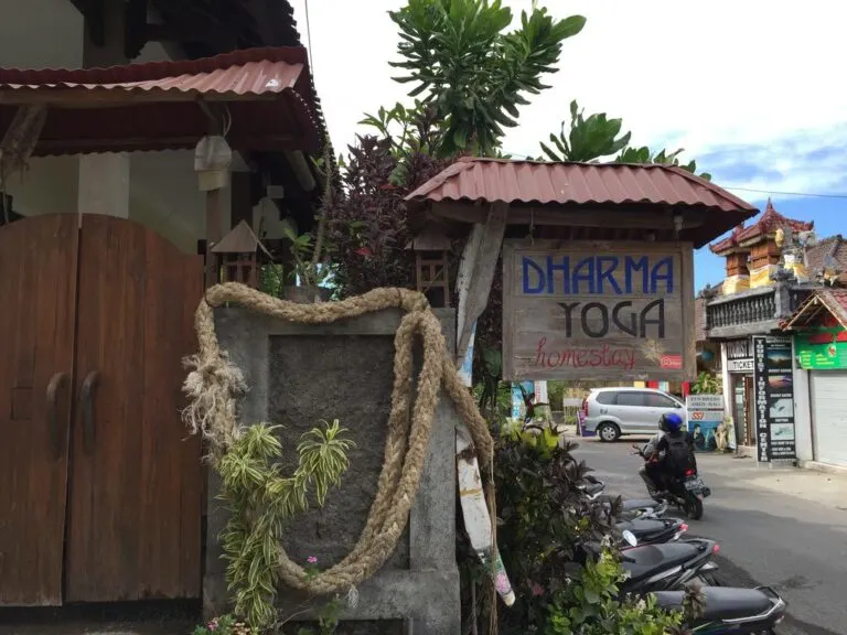 Dharma Yoga hostel in Amed under $10 a night