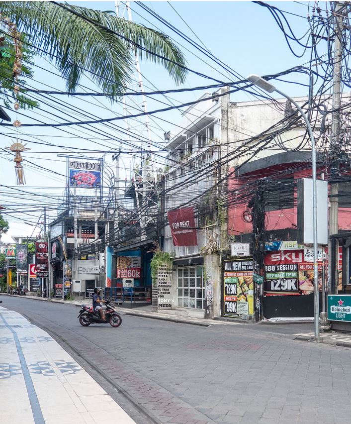 empty bali street