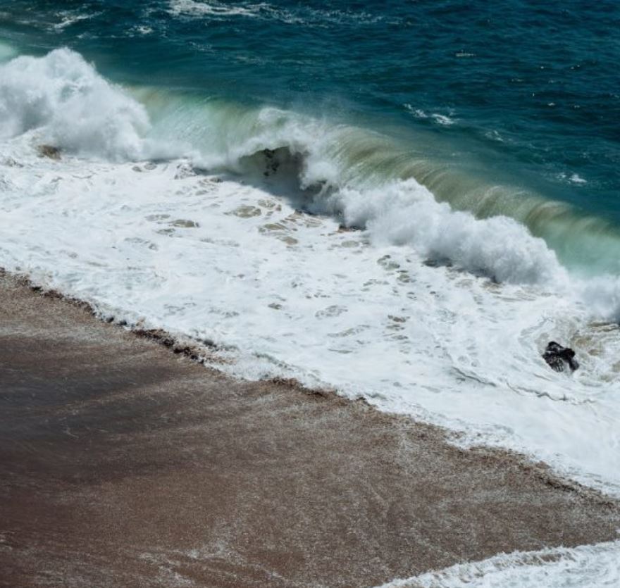 large waves bali