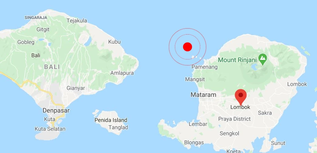 lombok and bali earthquake