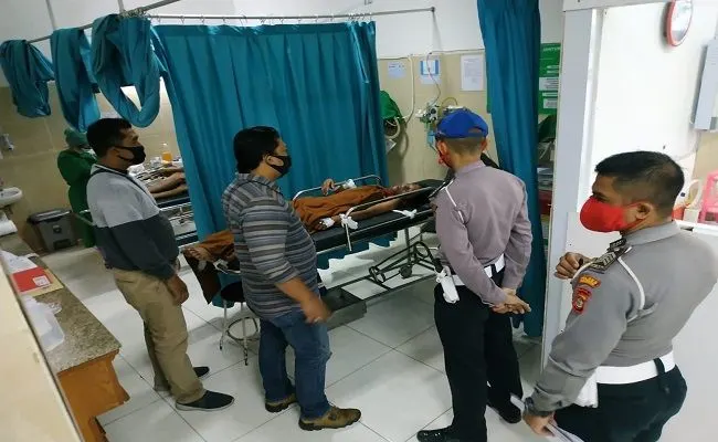 victim in hospital