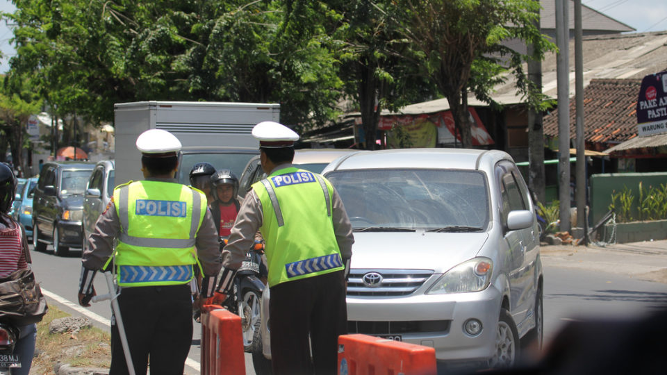 police checkpoint bali