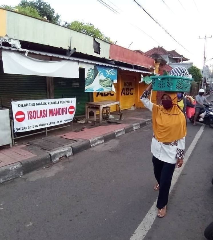 Bali local in street