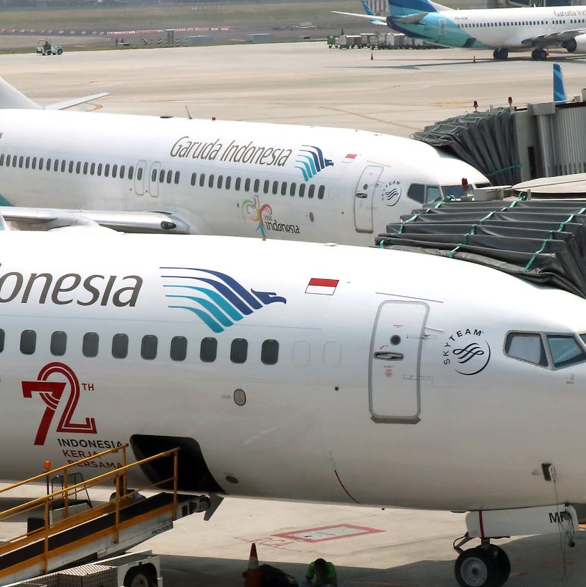 Garuda Planes parked