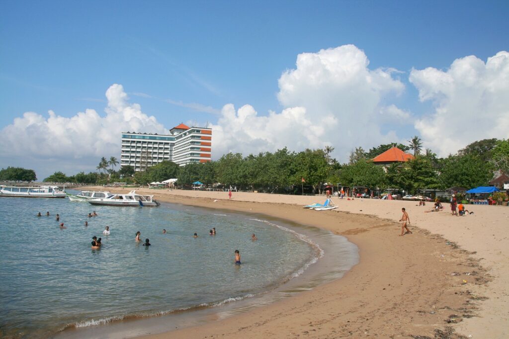 Labuan Sait Beach, Jimbaran, Kedonganan, including Kuta Beach, Canggu and its surroundings.
