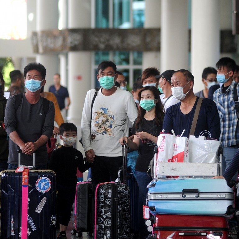 airport tourists in bali