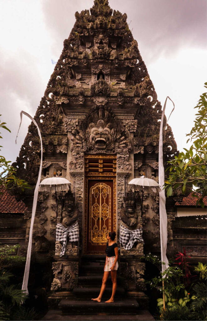 Australian at bali temple