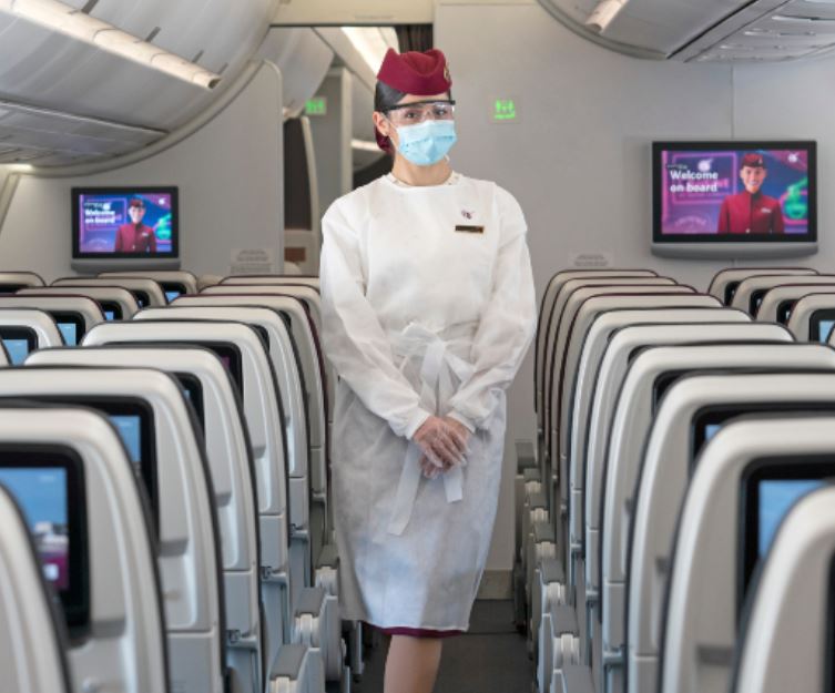 Qatar airways ppe