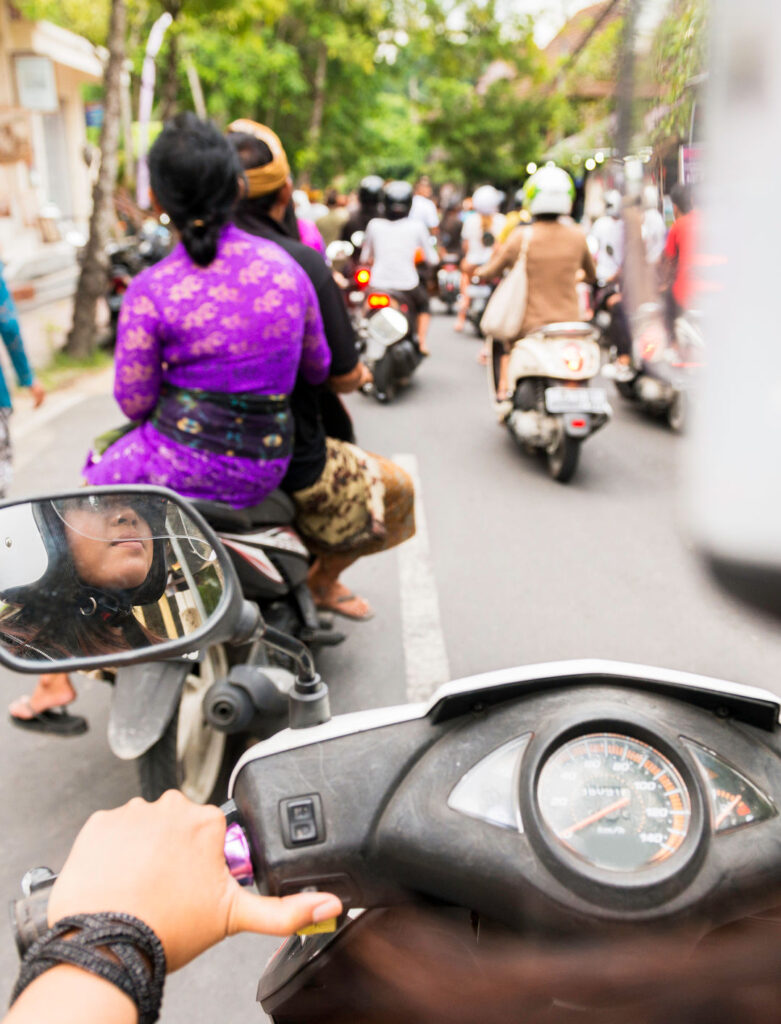 Scooter in bali