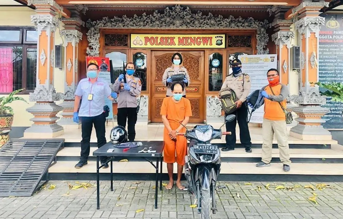 Bali Police Catch Serial Thief In Canggu