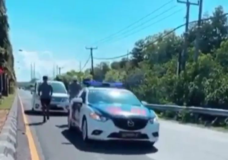 Bali Police Officer Investigated For Escorting Rich Indonesian Jogger In Viral Video