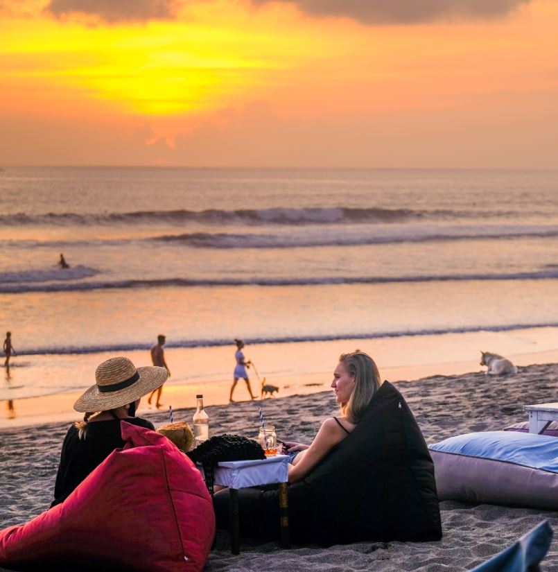 Canggu beach in bali