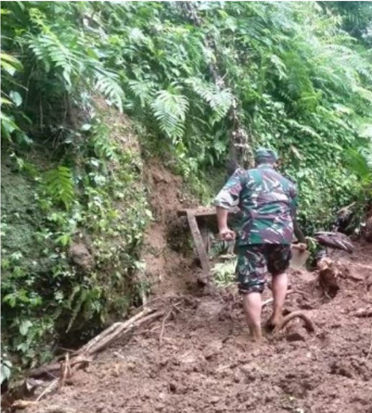 Landslide bali