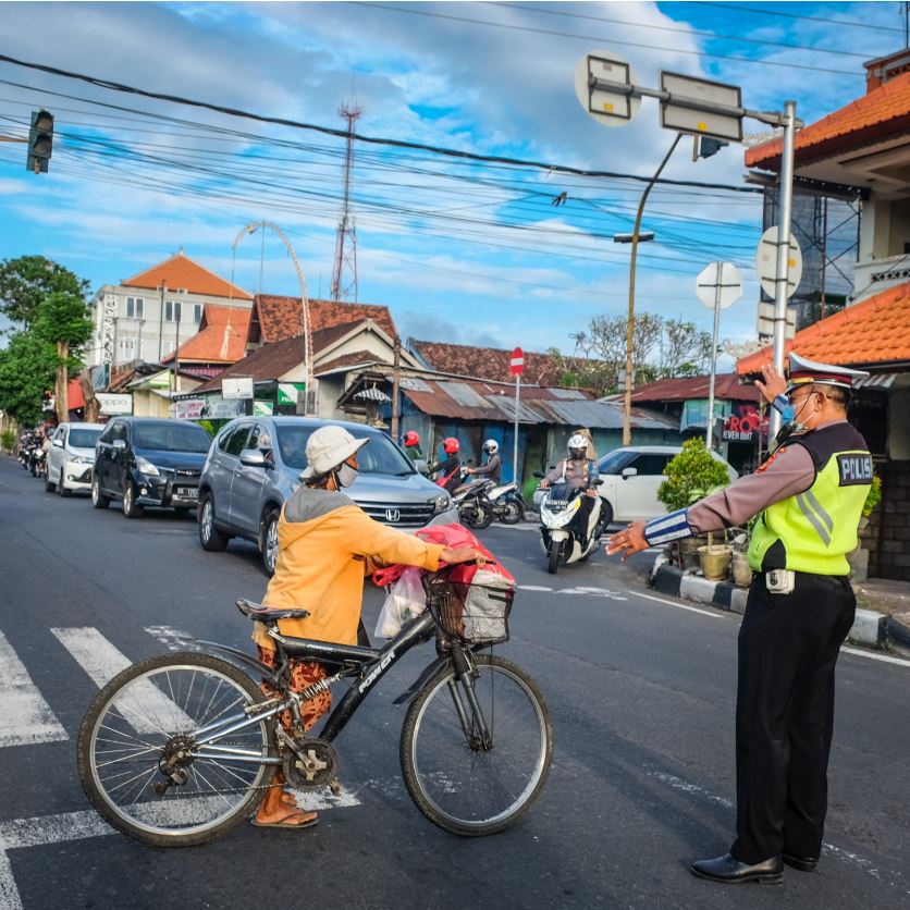 bali police officer mask