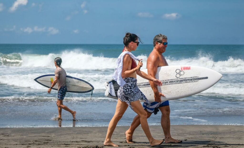 bali surfers