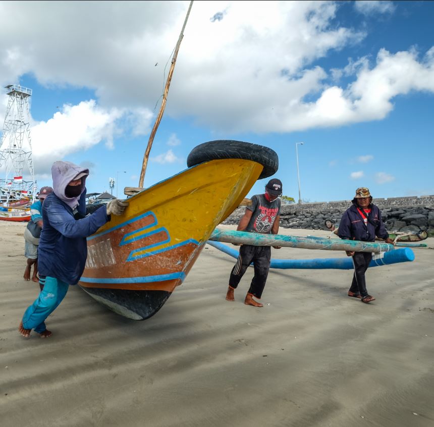 bali fisherman masks