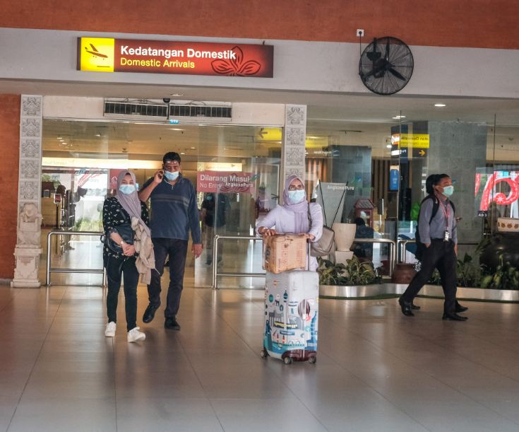 domestic arrivals in Bali