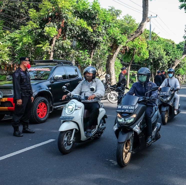 Bali traffic police