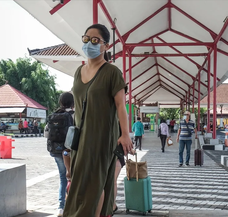 domestic tourists Bali airport