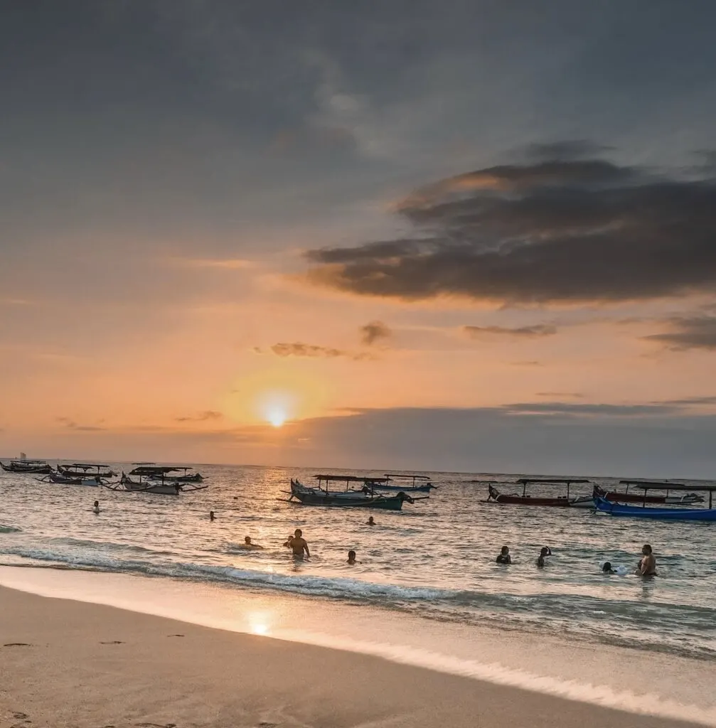 Bali beach sky