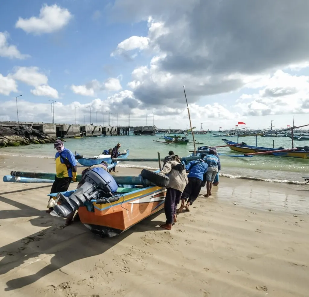 Bali fishermen