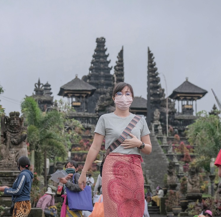 Bali locals mask