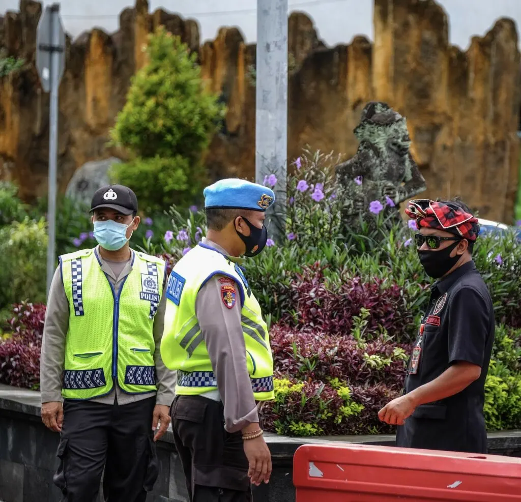 Bali traffic police