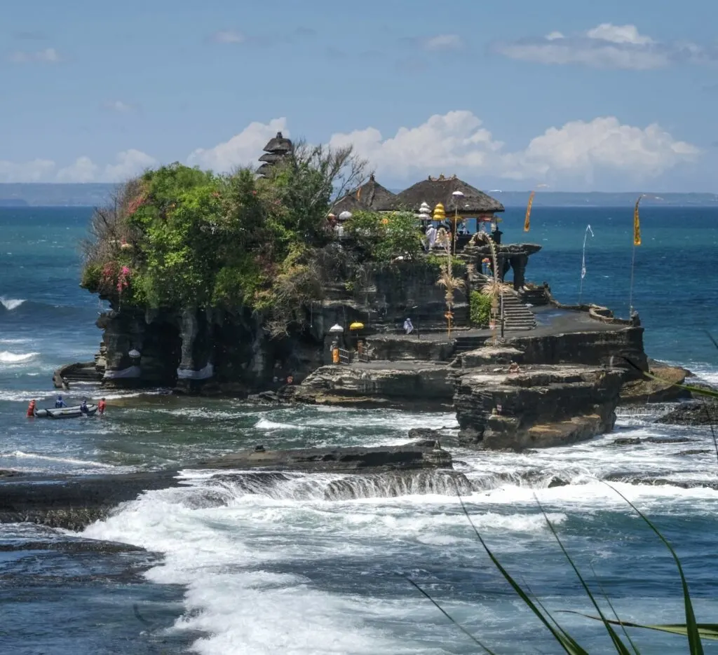 Tanah Lot temple Bali river