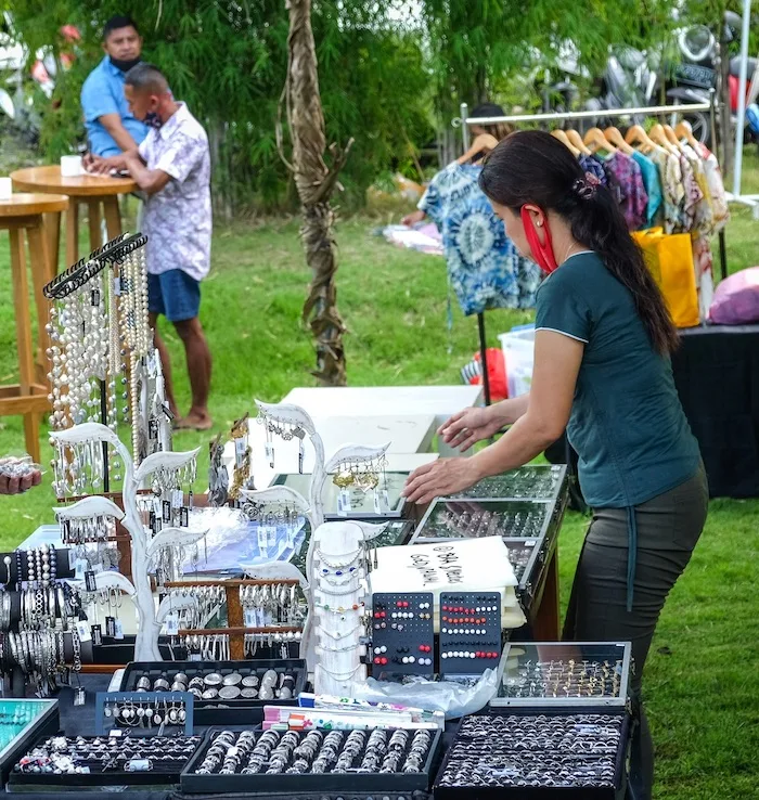 jewelry stall