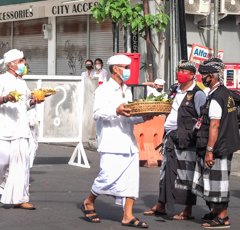 police Bali village