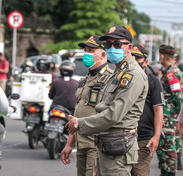 police and military Bali