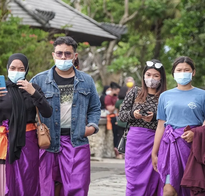 Bali locals masks