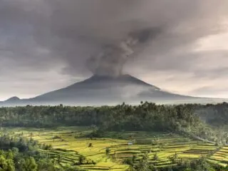 Mount Raung Eruption Spreads Volcanic Ash To Bali, Flights Canceled