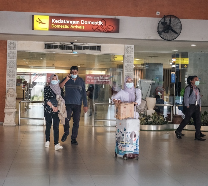 domestic arrivals Bali airport