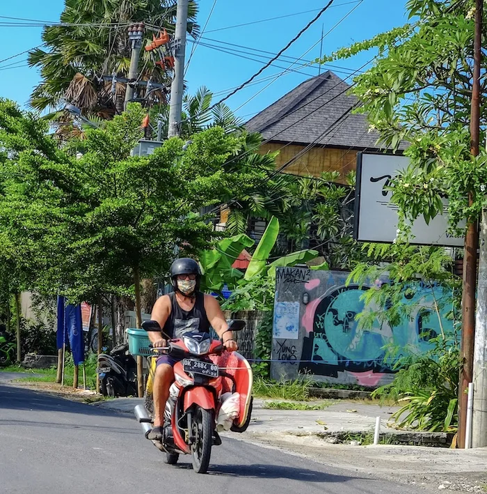 tourist motorbike