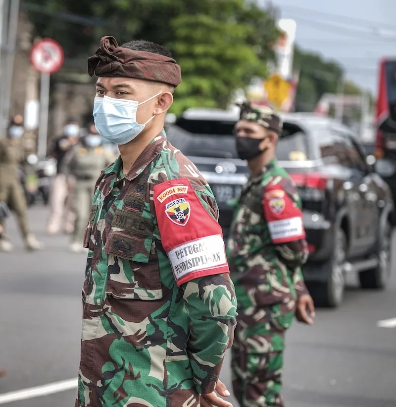 Army patrol masks